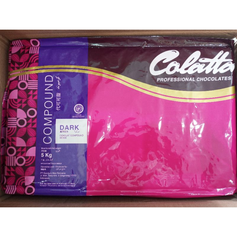 

COLATTA Coklat Batang Dark Compound Kemasan 5 Kg