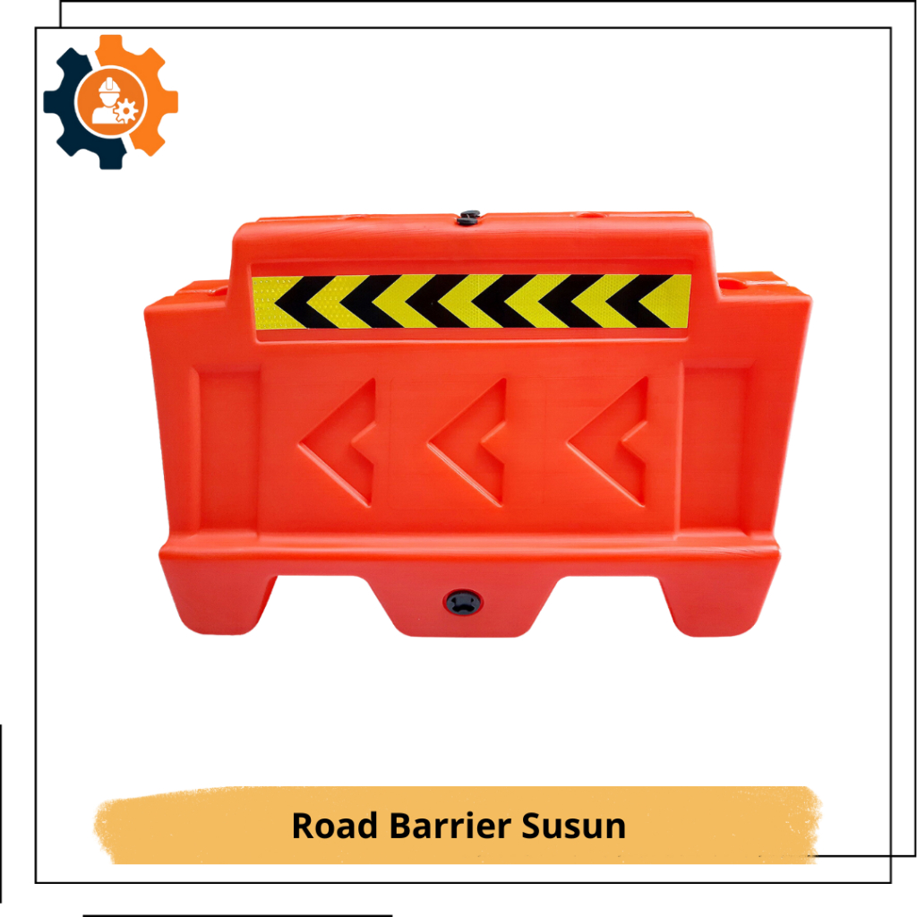 Road Barrier Water Barrier - Road Barrier Kecil - Pembatas Jalan - Pembatas Jalan Susun - Road Barri