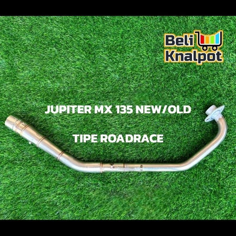 LEHER KNALPOT JUPITER MX 135 TIPE ROADRECE D50MM