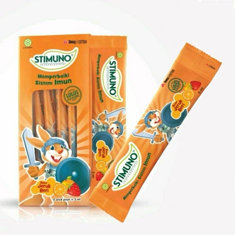 Stimuno Stick Pack | Stimuno Syrup Multivitamin Bayi 5ml | Stimuno Jeruk Berry Daya Tahan Tubuh Bayi