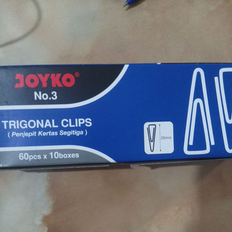 

paperclip no3 kecil merk joyko harga perpak 10kotak kecil