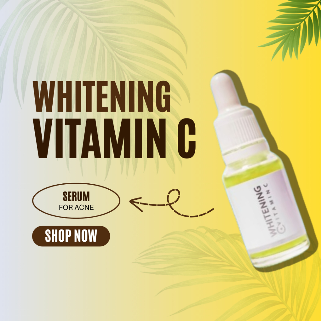 Serum Whitening + Vitamin C Luhur Reguler BPOM Luhur Kosmetik Pemutih Pencerah Perawatan Muka Kulit 