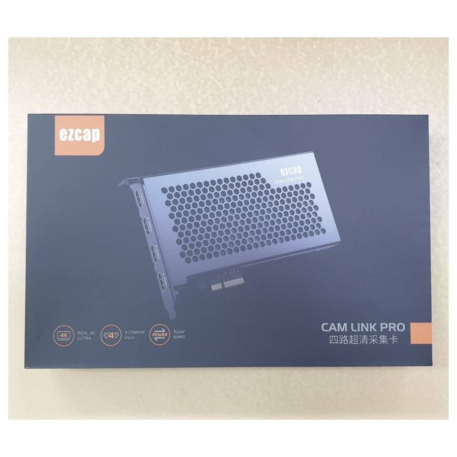 EZCAP335 PCI-E CAM LINK PRO 4 CH HDMI VIDEO STREAMING INDEPENDENT