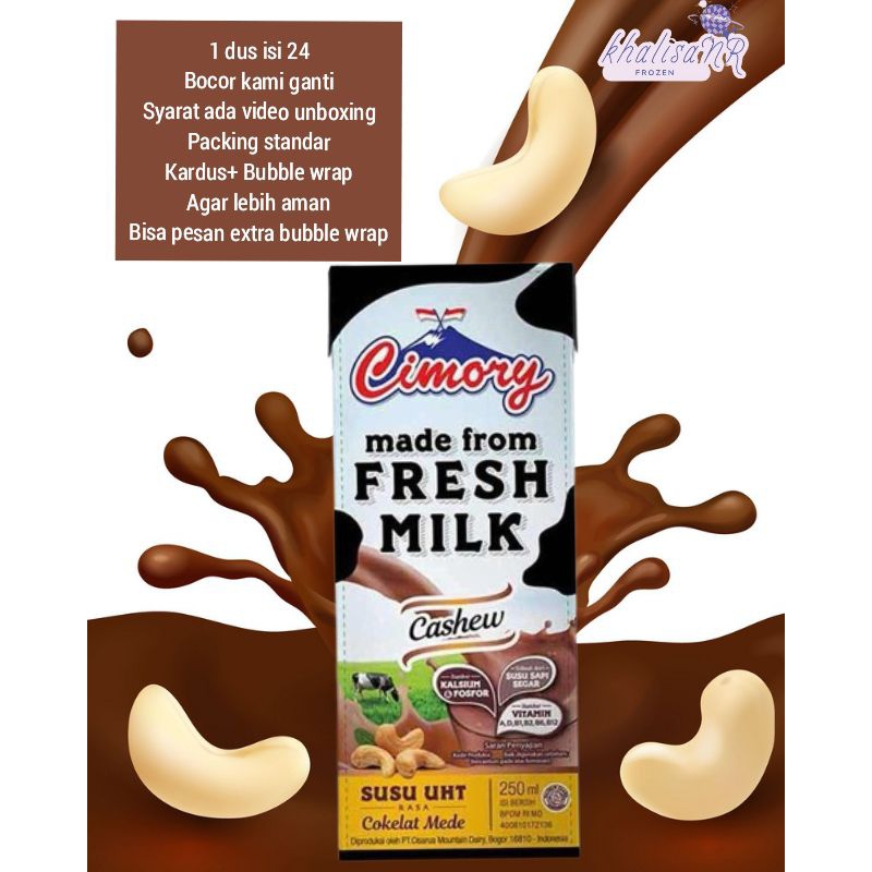 

Susu Cimory Freshmilk UHT Cashew 250 ml BISA EKSPEDISI