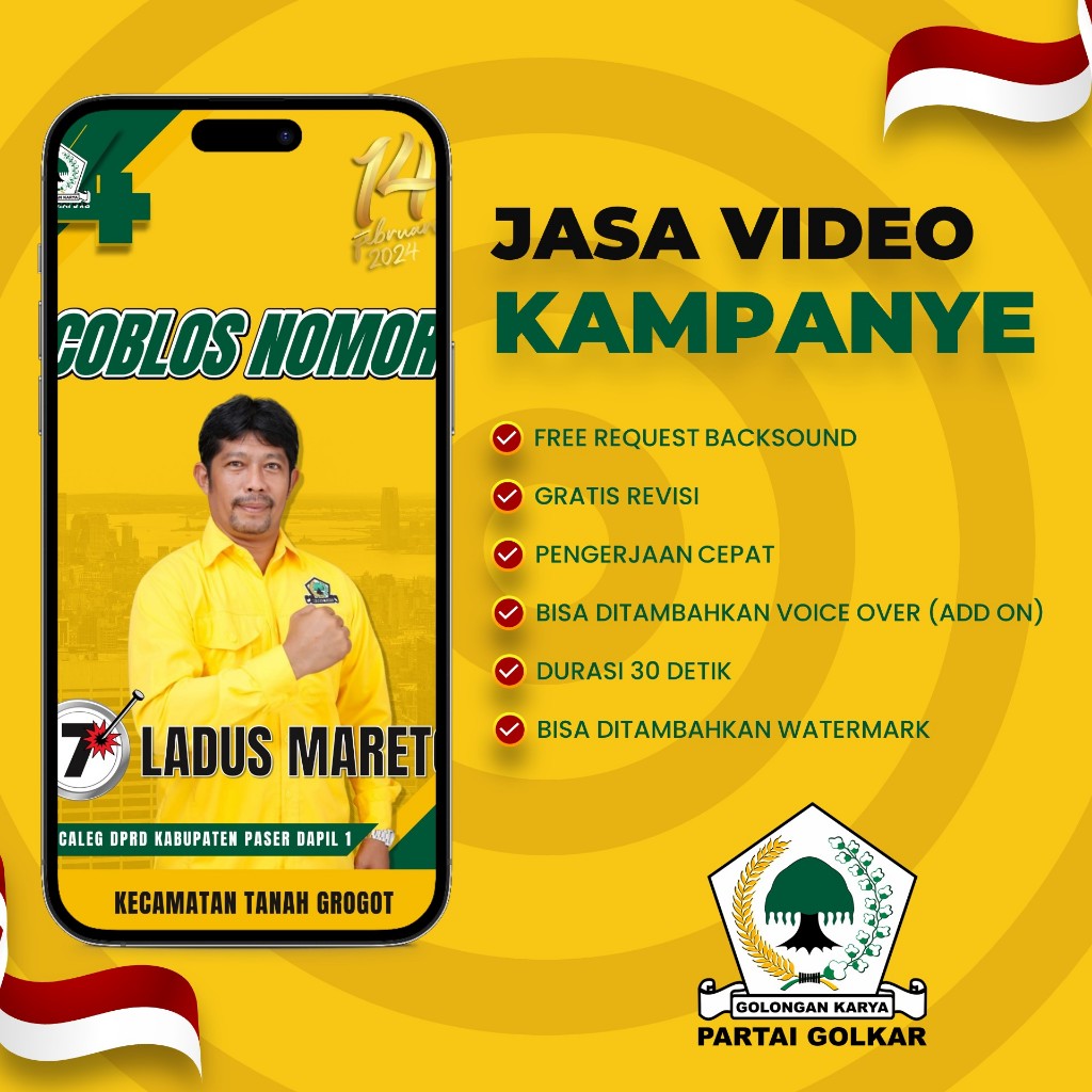 PARTAI GOLKAR Video Kampanye Pemilu 2024