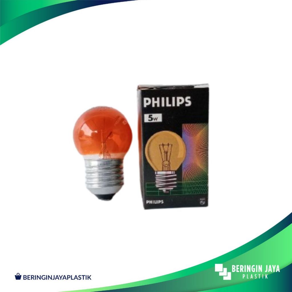Philips Dop Pijar 5W 5 Watt / Lampu Pijar Warna Lampu Hias Dekorasi