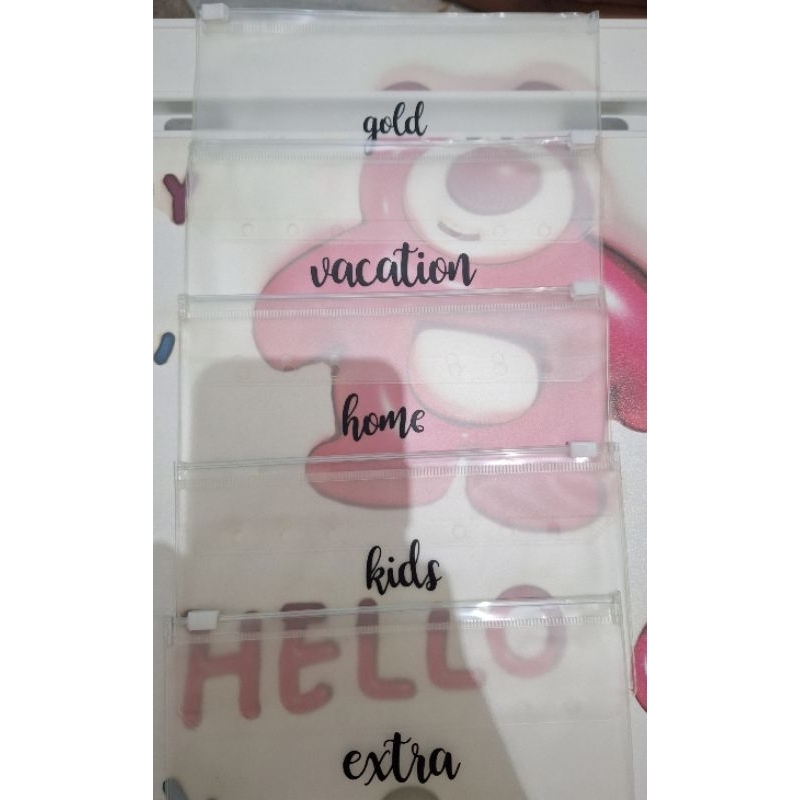 

preloved isi binder a6 zipper dengan stiker