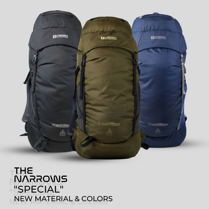 CONSINA THE NARROWS 40L - tas punggung semi carrier ransel tracking