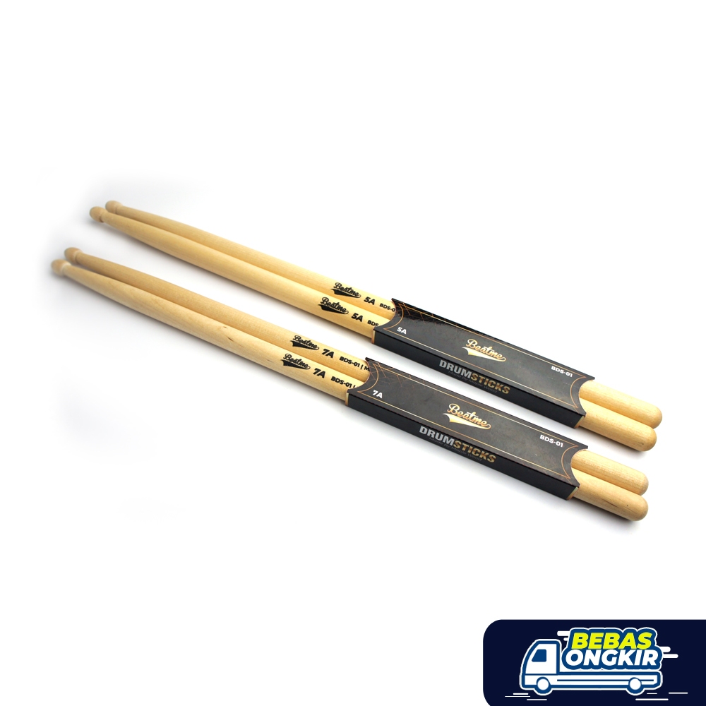 Drum Stick Beatme Maple BDS 01 5A - Stik Drum Maple Beatme 5A