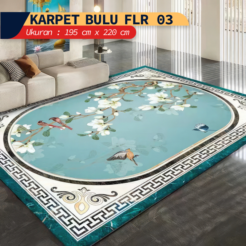 Karpet Lantai Permadani Karpet Malaysia Anti Slip Karpet Ruang Tamu Ruang Keluarga Ruang Kantor