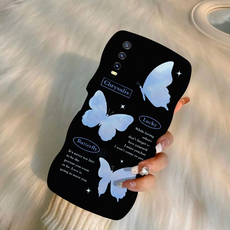 SOFTCASE PROCAMERA Casing Case Vivo Y20 Gelombang  Terbaru - Oppo - Iphone - Vivo - Redmi - Realmi -
