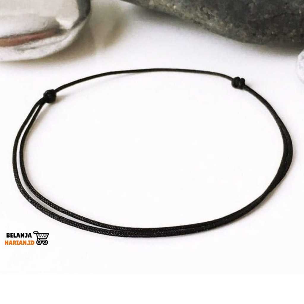 Gelang Hitam Gelang Hitam Polos Gelang Hitam Pria Gelang Tangan Pria Gelang Hitam Wanita Gelang Tali