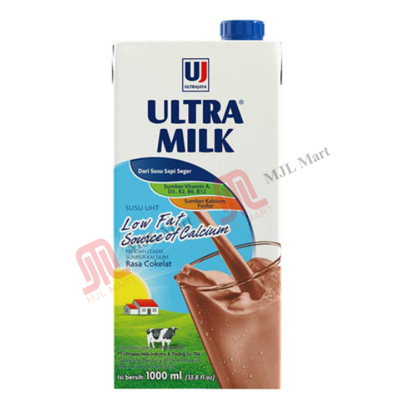 

Ultra Milk Low Fat 1 L / Susu Ultra Low Fat UHT / Ultra Milk UHT Low Fat