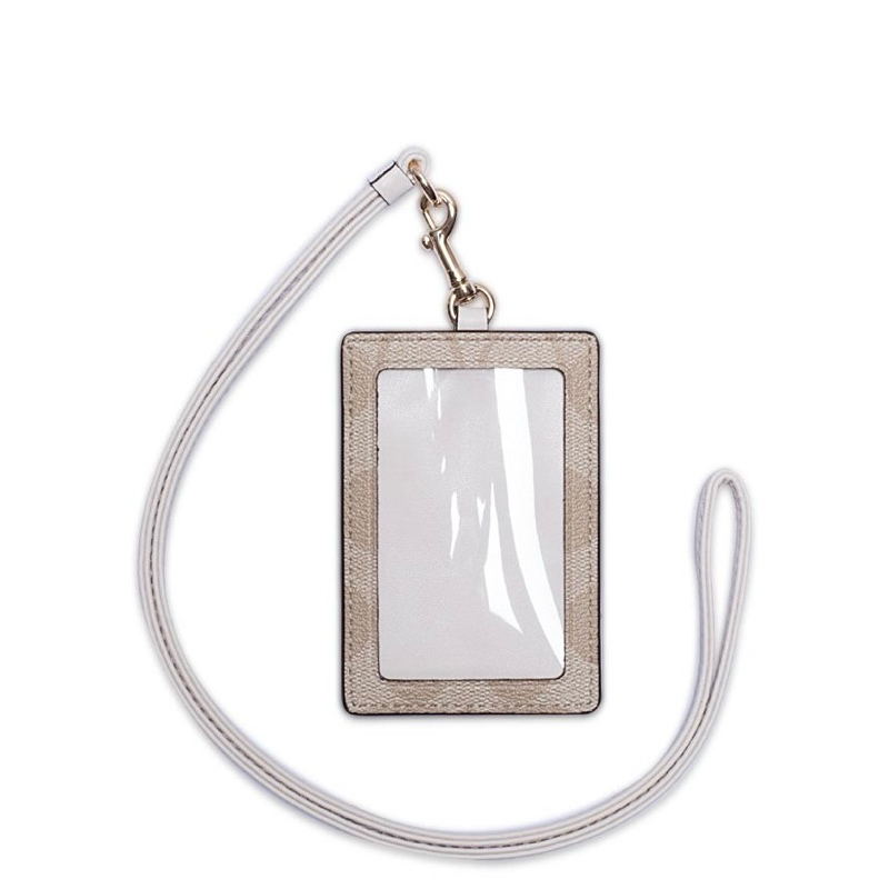 

Lanyard In Signature Canvas Light Khaki