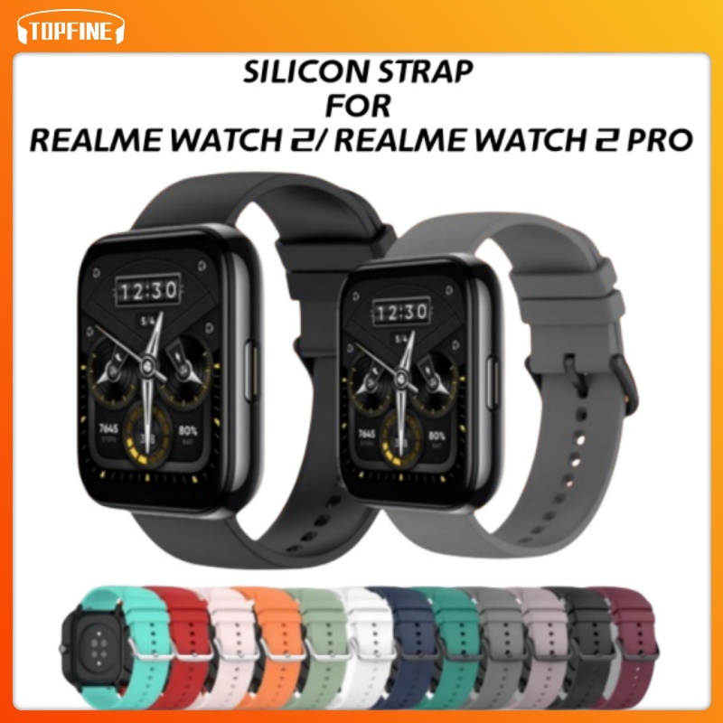 Realme Watch 3 Silicon Strap Cocok Realme Watch 2 Pro Silikon Strap Smartwatch 22mm