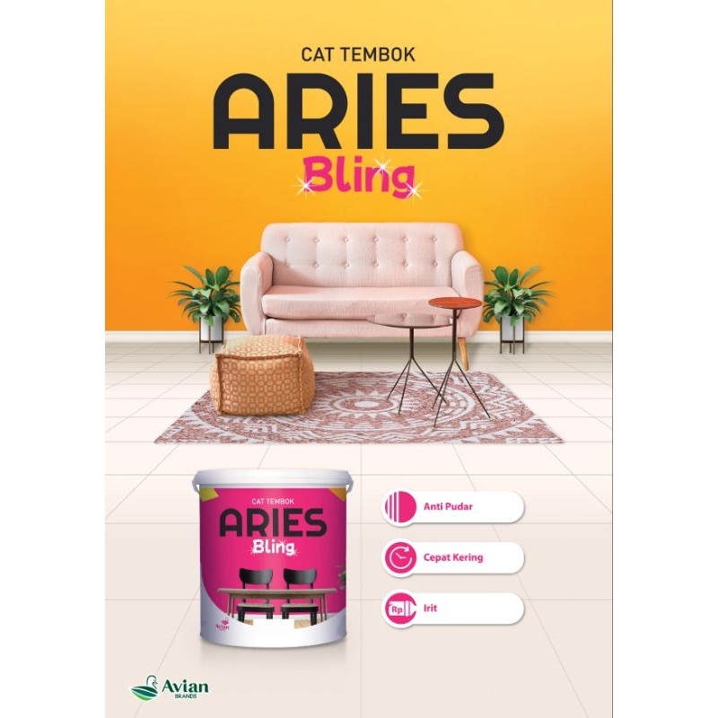 Cat Tembok Aries Bling 711 Kelinci Putih Sekelas Cat Tembok Qluc