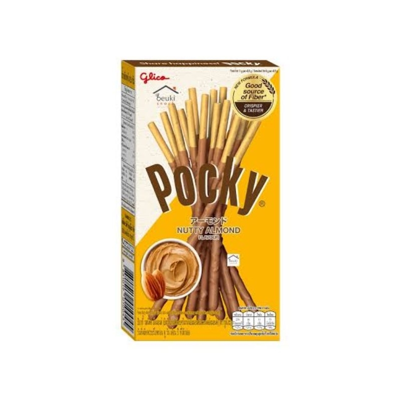 

Pocky biskuit stick almond 36gr