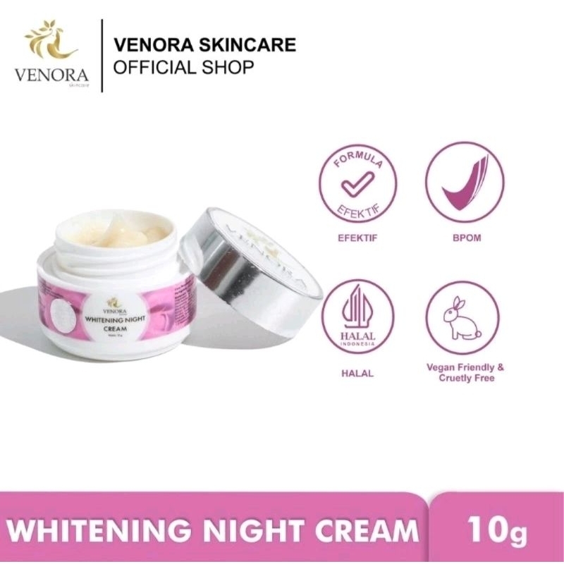 WHITENING NIGHT CREAM VENORA SKINCARE