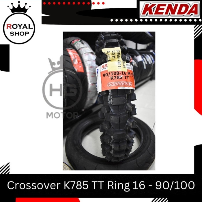BAN CROSS KENDA MILVILLE II K785 90/100 RING 16 BAN BELAKANG KLX
