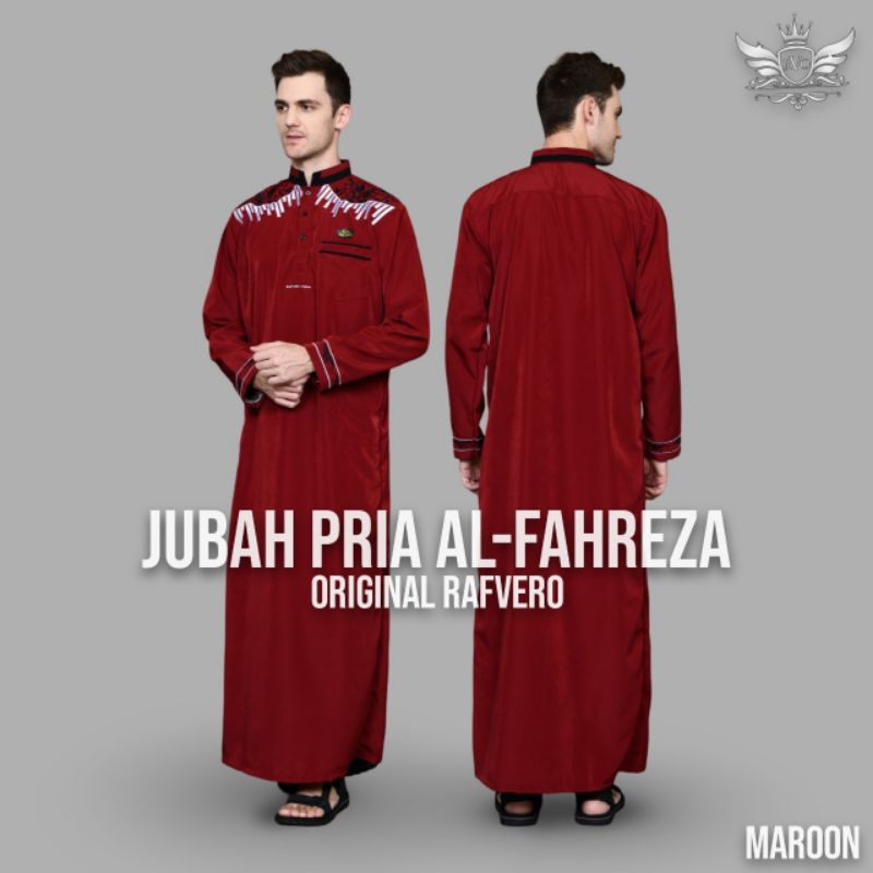 Jubah koko Pria Muslim - Gamis pria Pakistan dewasa Bordir Mewah