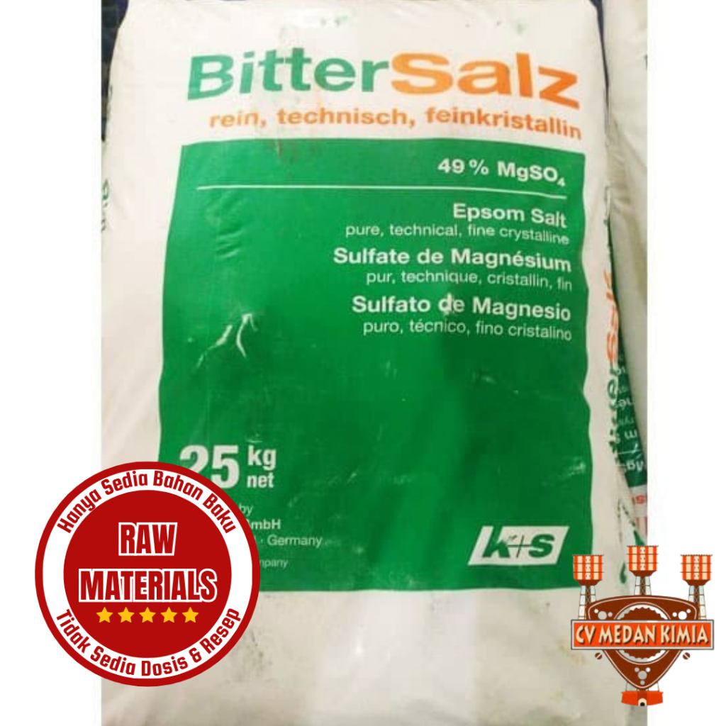 Epsom Salt ASLI 1kg Magnesium Sulphate MgSO4 Epsom Salt 1 Kg Import Germany