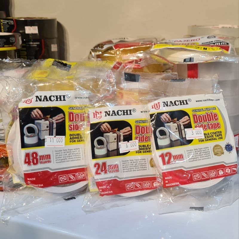 

#KarensMart Double Tape NACHI UK 6, 12, 24, 48 MM