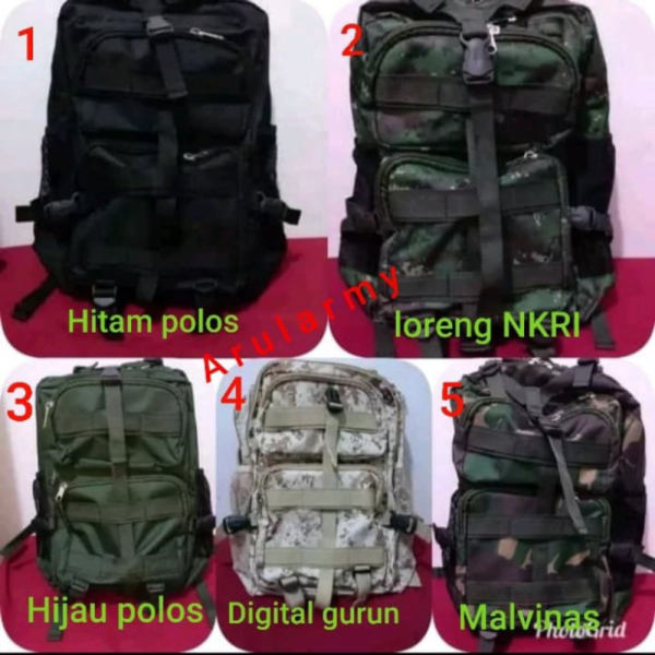 sekolah Jual SS82 tas sedang sedang Tas gendong / ransel army Limited /Ransel