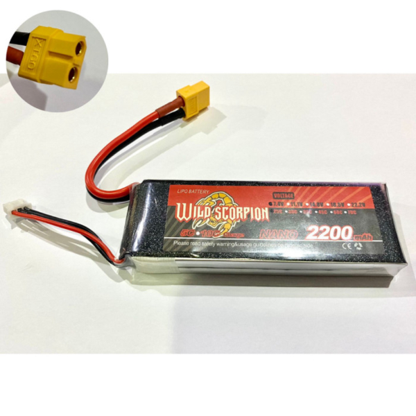 

Unik BB99 Wild Scorpion 2200mah 2S 2200 25C dean - WS XT60 Berkualitas