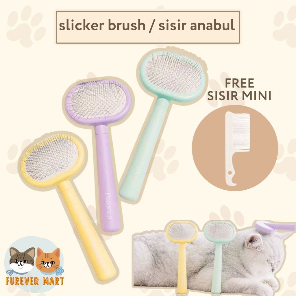 Sisir Grooming Kucing / Sisir Grooming Anjing / Sisir Bulu Kucing / Sisir Bulu Anjing