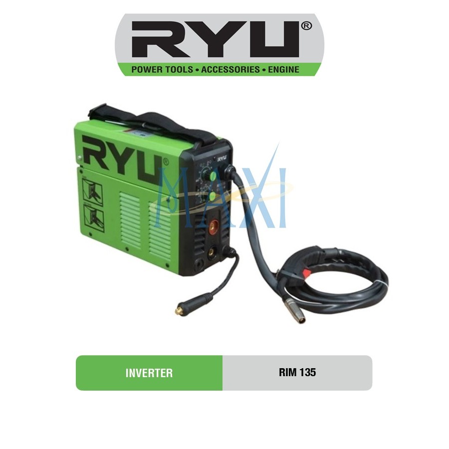 RYU Inverter MIG (Gas / Gasless) / MMA - Travo las Co2 (Gas / Tanpa Gas) dan MMA, kap. 135 Ampere - 