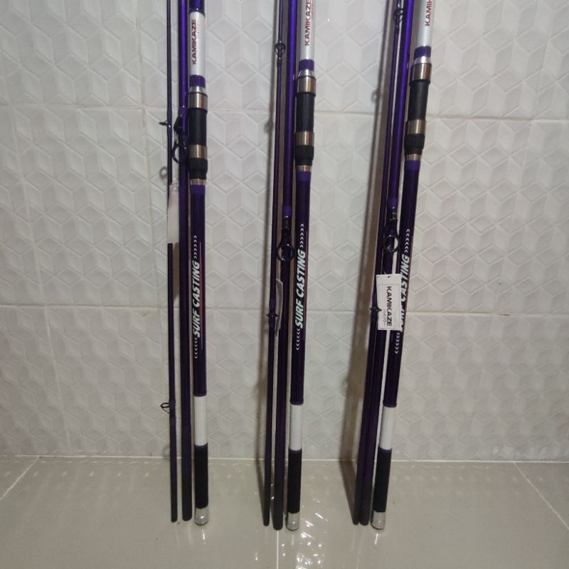 Joran Pasiran Joran Surf Kamikaze Proton Pro 390 420 450 joran sambung 3 action hard Super kaku kuat