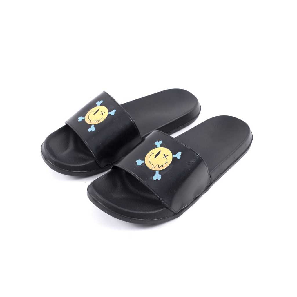 Sandal Pria Slop Sendal Selop CONFUSED Vintage Wanita Premium EVA Model Slide Slip On Unisex Uniseks