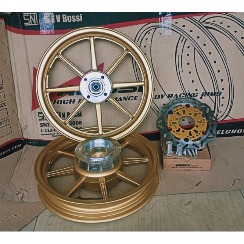 velg racing palang 8 Vario PNP PCX 150/PCX 160 warna gold