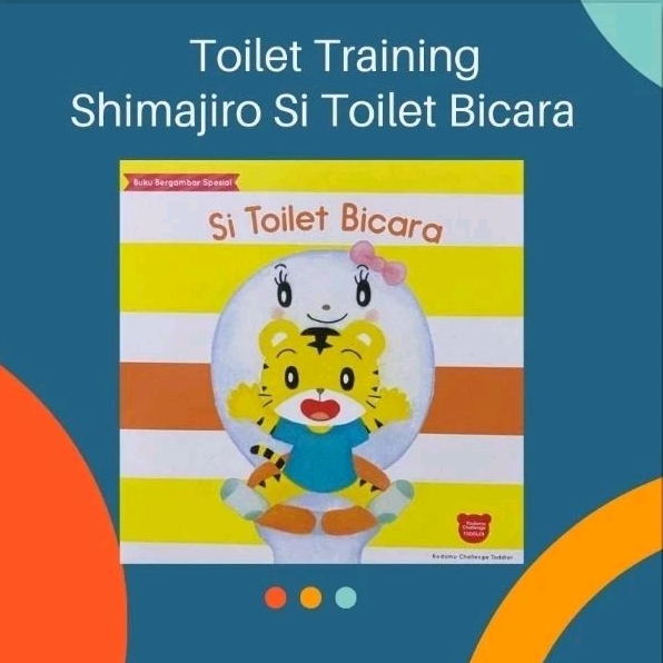 Shimajiro Si Toilet Bicara Buku Toilet Training Soundbook