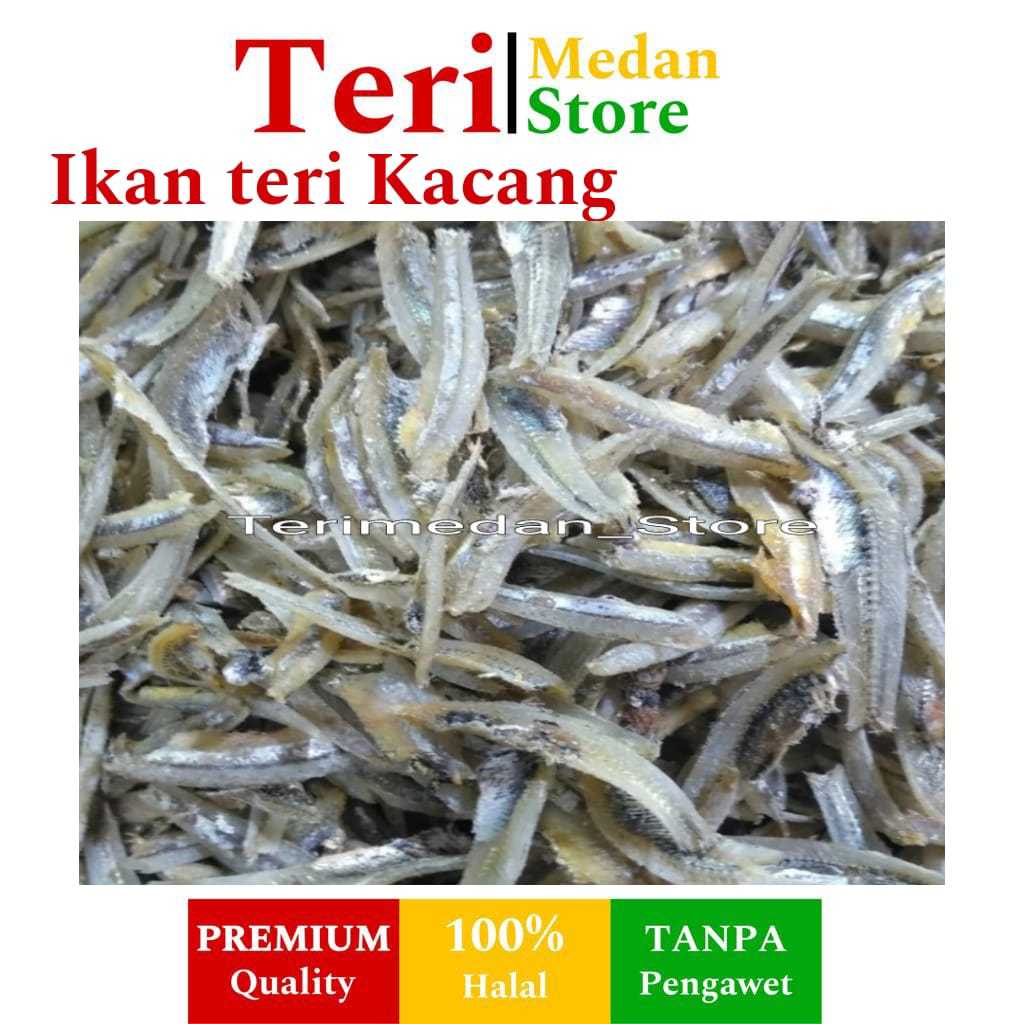 

Ikan teri kacang jengki belah tanpa kepala asli medan kualitas super 1 kg