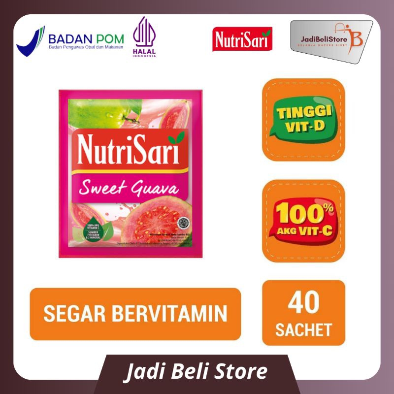 

Nutrisari Sweet Guava 40 Sachet