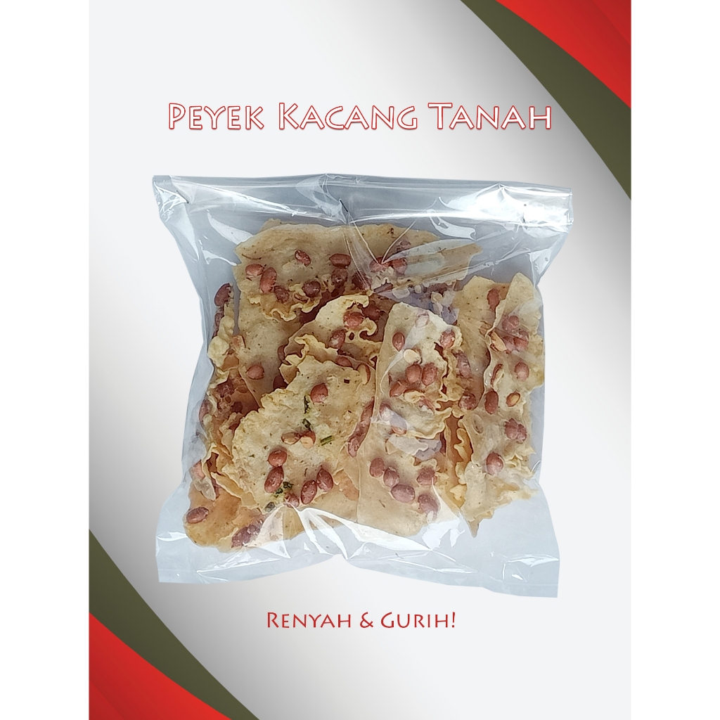 

Peyek Rempeyek Kacang Tanah Kemasan Refill 250 Gram