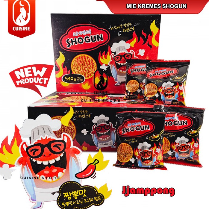 

BHXJ882 Terlaku COD 1BOX 2BGKS Mie Shogun Snack Mie Kremes Korea Kaaro Chicken JJamppong Ramen Mie Instant Korea CUISINE