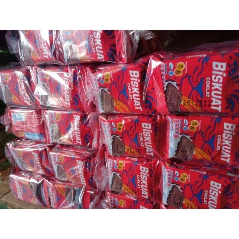 Biskuat renceng coklat 1000 15,2gr 1pack isi 20pcs