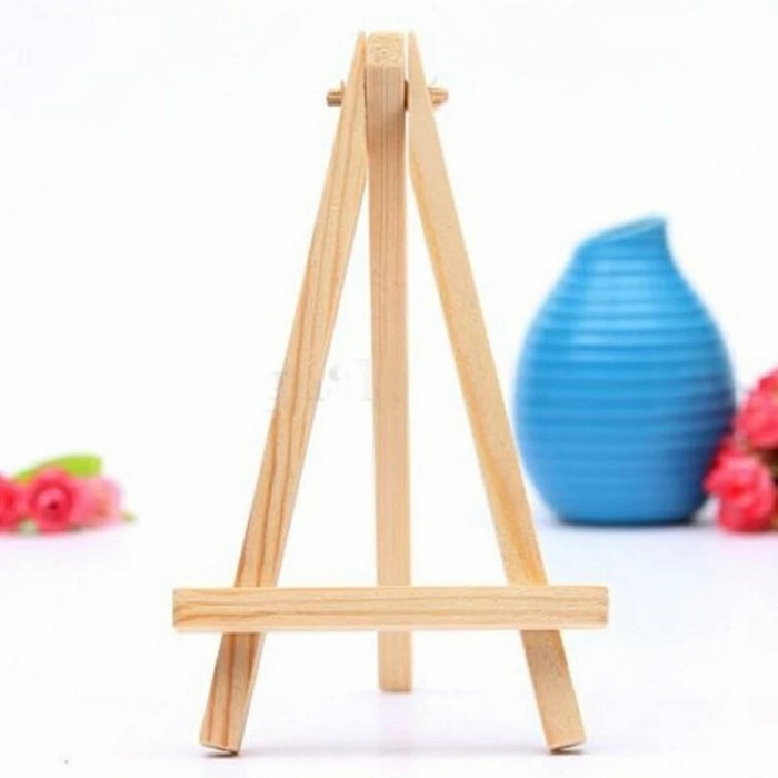 

YUH Wooden Easel Tripod Stand Kayu Photo Lukis 50cm