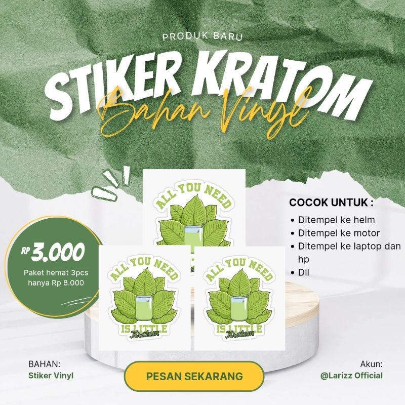 

STIKER LOGO BUBUK PURLI DAUN PURLIK PRODUK BAHAN VINYL ANTI BASAH DAN RUSAK TERMURAH