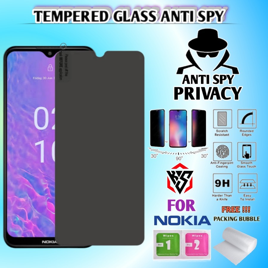 Nokia C210 6.3" Tempered Glass Anti Spy Privacy Full Screen