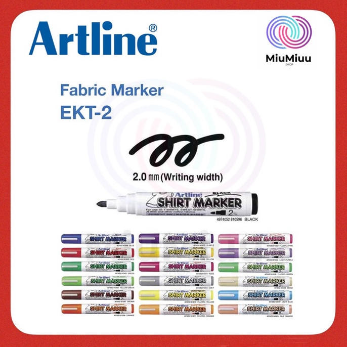 

Terlaris SPIDOL KAOS BAJU KAIN SHIRT MARKER ARTLINE EKT2 CIR