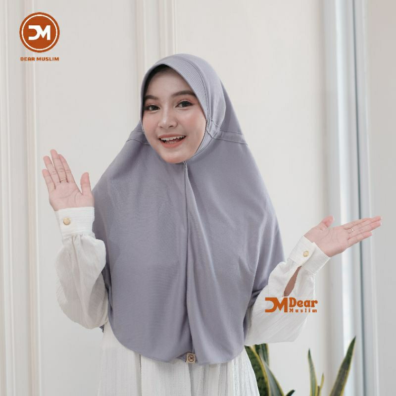 jilbab Khimar hijab talita serut samping/ serut kk