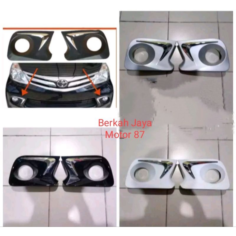 Cover Fog Lamp Ring Fog Lamp Garnish Fog Lamp All New Avanza 2012 2013 2014 Type E Type G Hitam