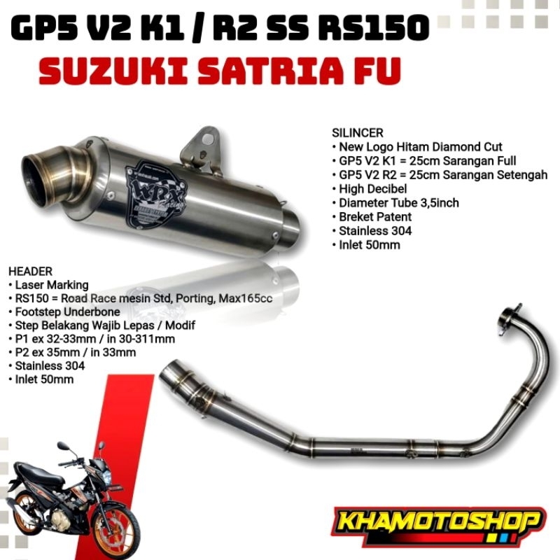 WRX GP5 V2 K1 / R2 SS RS150 SATRIA FU