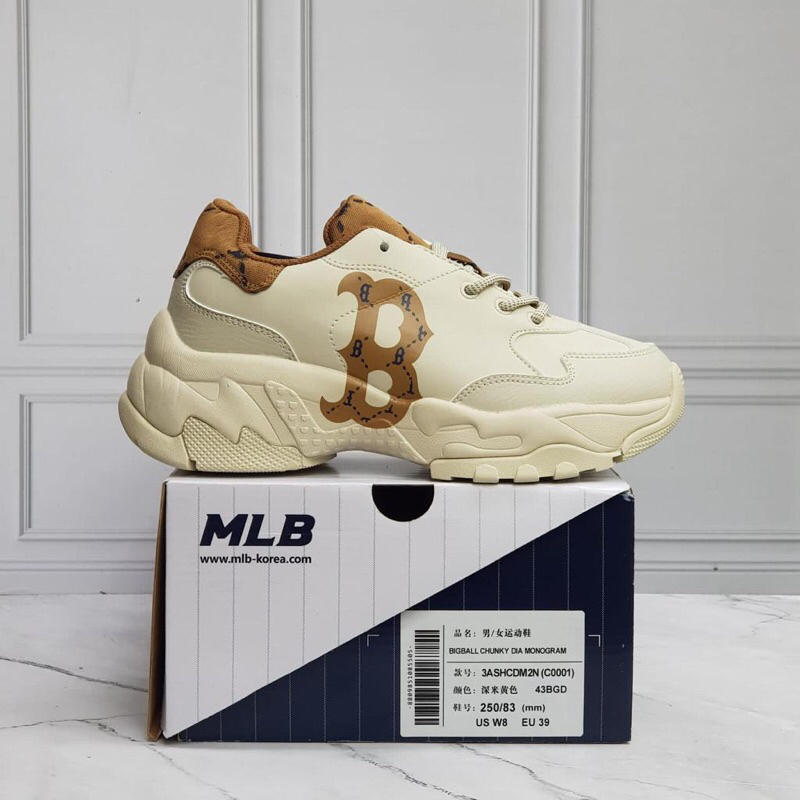 sepatu MLB Chunky Monogram , size : 37 - 40