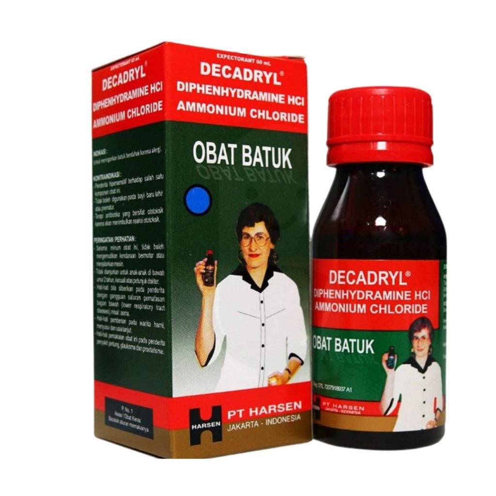 Decadryl Expectorant Obat Sirup Batuk Pilek 120 ml Sesak Napas Asma