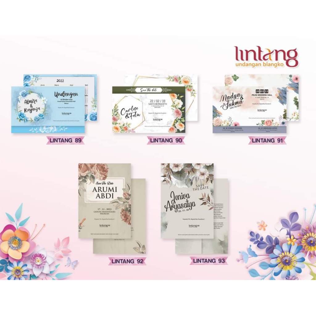 JAVASTORE | UNDANGAN BLANKO LINTANG