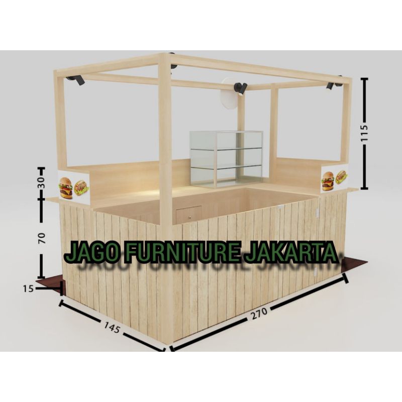 Standbar, booth kopi, booth es kopi nice coffe